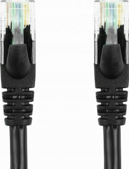 Accura U/UTP Cat.6 (Gigabit) Καλώδιο Δικτύου Ethernet 20m Μαύρο