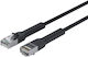 Lanview U/FTP (STP) Cat.6a Ethernet Netzwerkkabel 1m Schwarzes