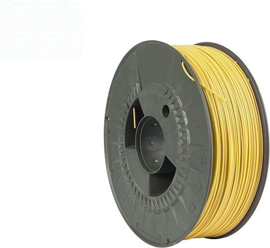 Powerton PLA 3D Printer Filament 1.75mm Yellow 1kg 1pc Spool