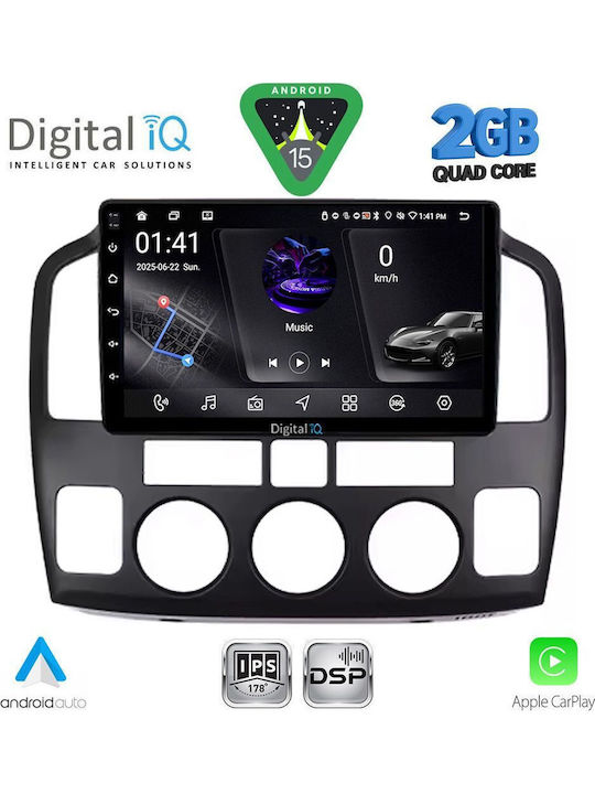 Digital IQ Car Audio System for Suzuki Vitara 2000-2005 (Bluetooth/USB/WiFi/GPS/Apple CarPlay/Android Auto) with 9" Touch Screen