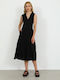 Summer Midi Dress Black