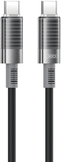 XO Cablu USB 2.0 USB-C Mascul - USB-C 60W Multicolor 1m