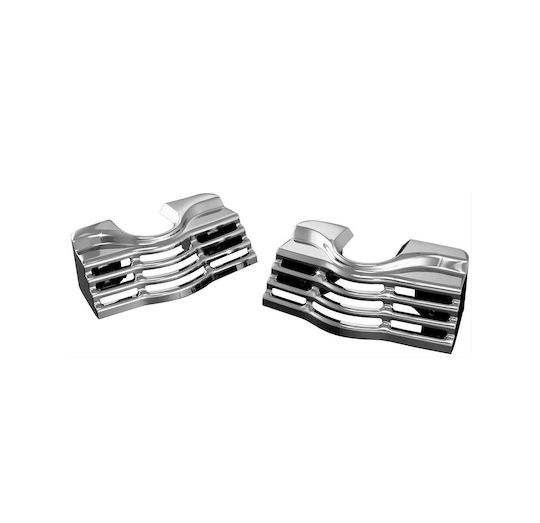Kuryakyn Motorcycle Spark Plug Covers Harley Davidson 99 Up Electra Glides Road Glides Street Glides Trikes Chrome Slotted Spark Plug Cover Chrome