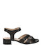 Leather Sandals Black