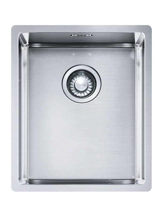 Franke Box Bxx Ένθετος Νεροχύτης Inox Brushed Μ38xΠ45cm Γκρι