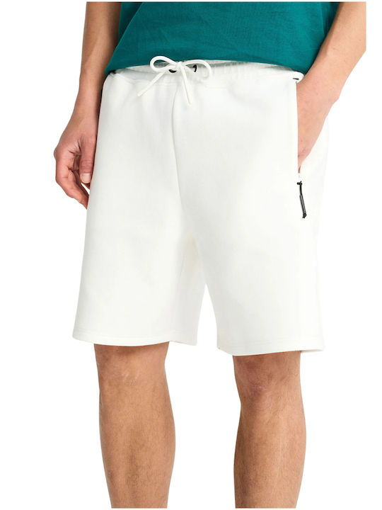 Funky Buddha Sports Men's Bermuda White
