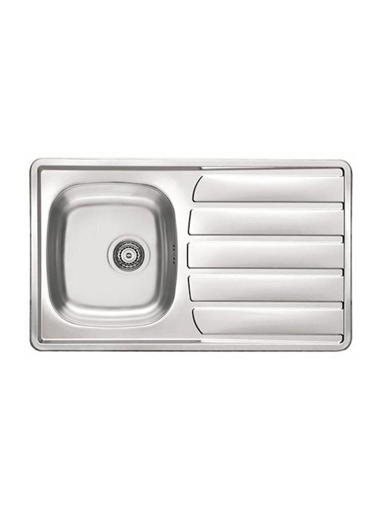 Alveus Undermount Kitchen Sink Inox L50xW86cm Gray