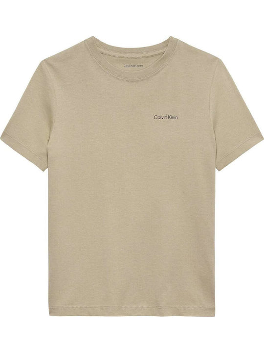 Calvin Klein Παιδικό T-shirt Μπεζ Chest