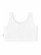 Παιδικό Crop Top Κοντομάνικο Εκρού
