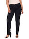 Damen Stoffhose mit Gummiband Blau