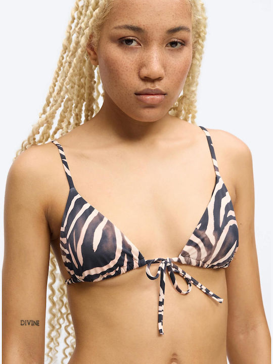 Hugo Bikini Triangle Animal Print