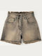 Kids Denim Shorts/Bermuda Black
