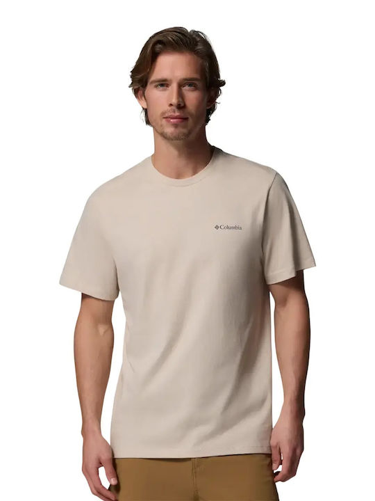 Columbia Csc Logo Back T-shirt Beige
