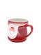 Magic Red Olympiacos Mug Heart Handle