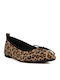 Women's Ballerina Shoes in Brown Colour
