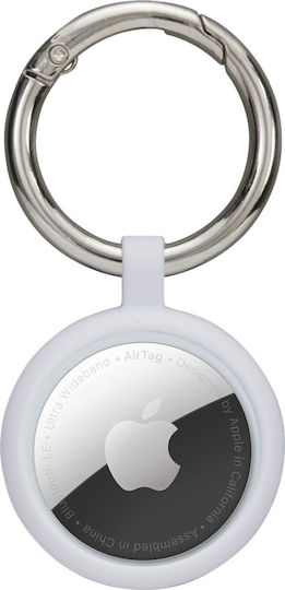 dbramante1928 Greenland Keychain Case for AirTag in White Colour