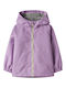 Waterproof Kids Casual Jacket with Hood Lilac