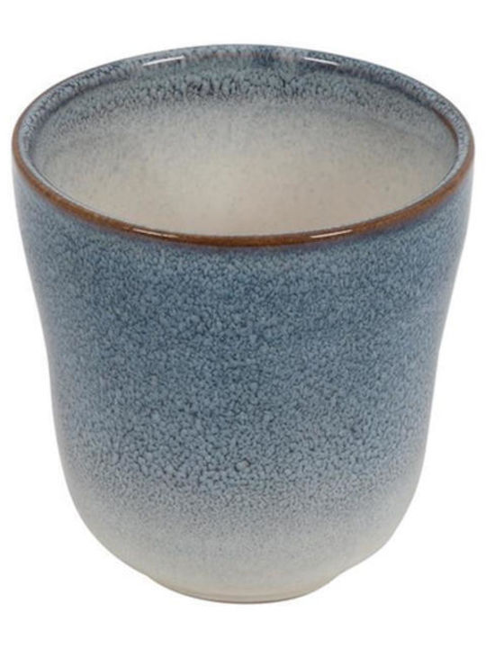 Ceramic Blue Plant Pot 8x8.5cm