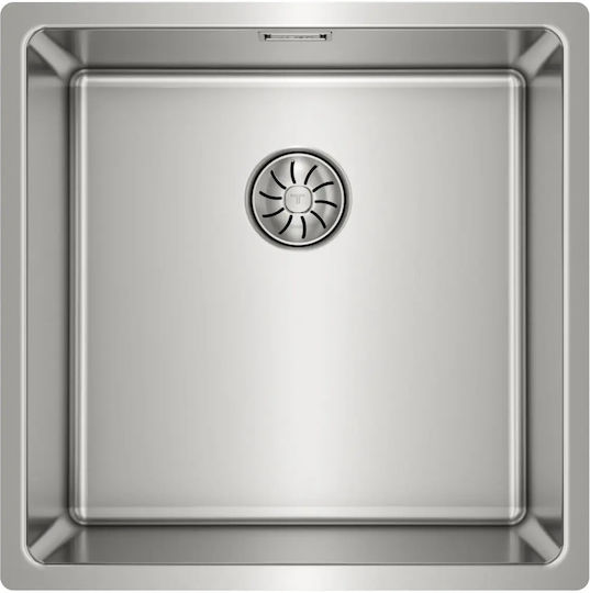 Teka 40.40 M-xp Pureclean Υποκαθήμενος Νεροχύτης Inox Μ44xΠ44cm Γκρι