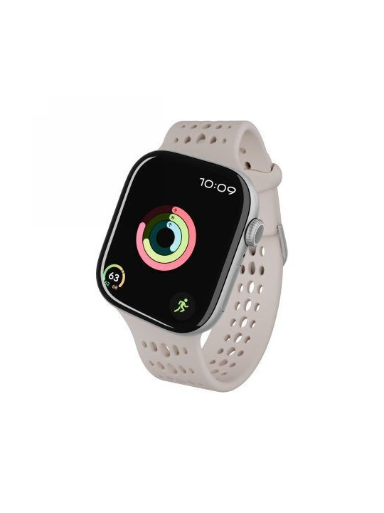 Decoded Silicone Ares O Band Silicone Strap Apple Watch 40/42 Mm Clay