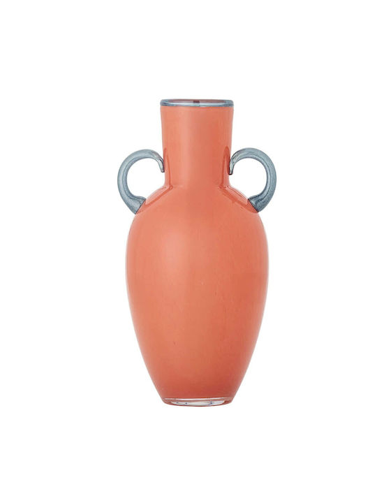 Bloomingville Dekorative Glasvase Anniversary Orange 14,5xH30cm