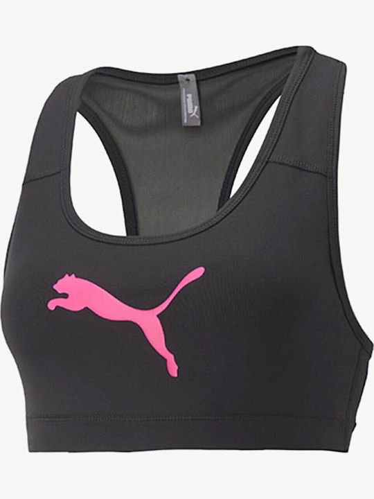 PUMA Mid Impact Damen Sport-BH Schwarz