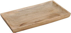 Decorative Wooden Rectangular Platter 38x4x20cm