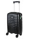 Colorlife Cabin Travel Suitcase Black with 4 Wheels