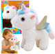 Lean Toys Plush Teddy Bear with Motion & Sound 21 cm