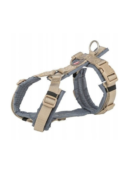 Premium Trekking Harness Dog Sand Graphite S–m 44–53 Cm/20 Mm