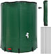 Rezervor Plastic de Apă / Combustibil Cilindric Vertical 100l Verde