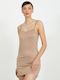 Sommer Mini Damenkleid Beiges