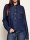 Long Sleeve Women's Shirt Blue