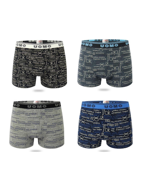 Uomo Μποξεράκια 4Pack Πολύχρωμα