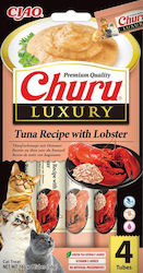 Λιχουδιά Churu Cat Luxury Tuna Lobster 56gr 4x14gr Λιχουδιά Churu Cat Luxury Tuna Lobster 56gr 4x14gr