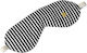 La Cerise sur le Gâteau Black Cotton Sleep Mask