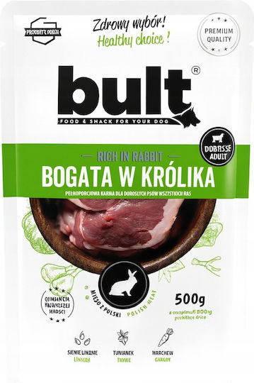 Bult Wet Dog Food Pouches With Rabbit 500gr