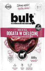 Bult Wet Dog Food in Pouches with Beef 500gr