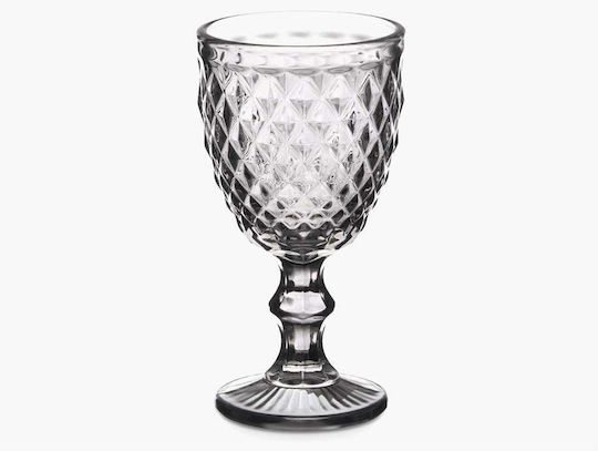 Diamond Glass White Wine Glass Grey