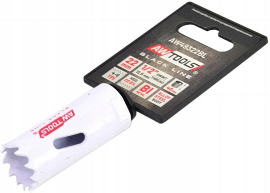 AWTools Bimetall Trockenschnitt Lochsäge mit Durchmesser 27mm