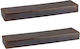Set 2 Tăvi Rectangulare de Prezentare Culinaro Nyx 30.5x7.5xh4cm