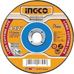 Ingco Schleifscheibe Metall & Inox 115 X 1.0 Mm...