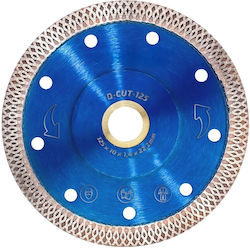 Disc Diamantat Zola Plăci Ceramice Gresie Disc Sinter Diametru 125 Mm 12200 Rpm Albastru