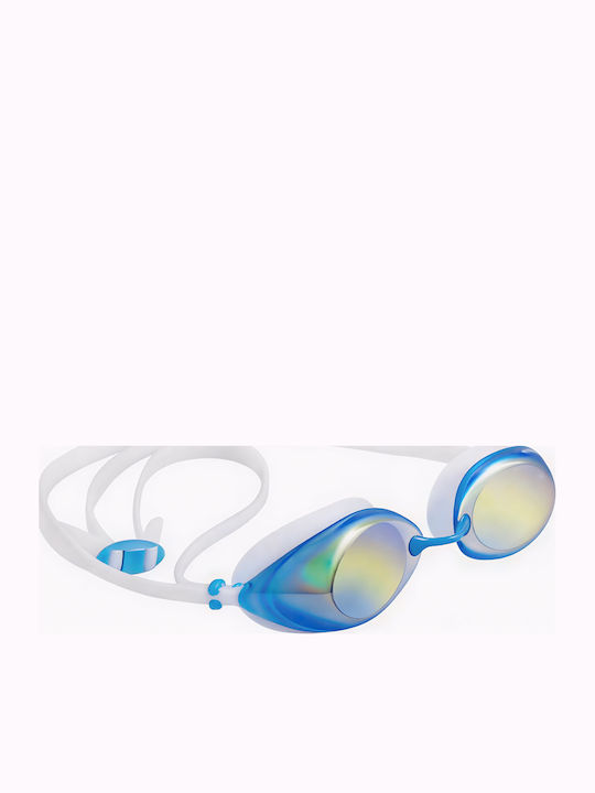 Mad Wave Rainbow Adults Swimming Goggles Blue