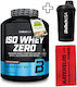 Biotech Usa Iso Whey Zero 1816g Black Bisquit & Katerelos Fitness Αθλητική Πετσέτα 100x50cm Red Black & Biotech Usa Wave Shaker 600ml Shocking Blue Custom Bundle