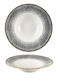 Churchill 1795 Studio Prints Serving Plate Deep Porcelain Gray 24cm 6 Pieces