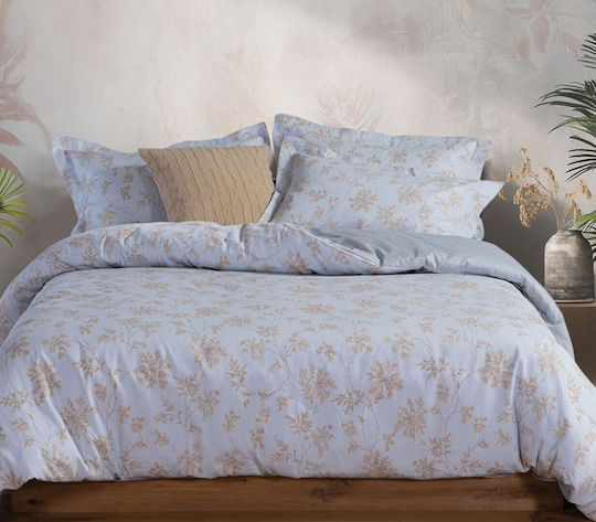 Nef-Nef Homeware Foxy Шалтета За Спалня От Полиестер Сребристо Синьо 240x230см