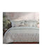 Nef-Nef Homeware Blessing Κουβερλί Υπέρδιπλο Βαμβακοσατέν Πράσινο 240x230cm