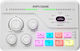 Fifine Stream Audio Controller mixer SC8W RGB για PC