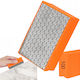 Abrasive Sponge Zola Grit 100 Sanding Hard Materials Orange